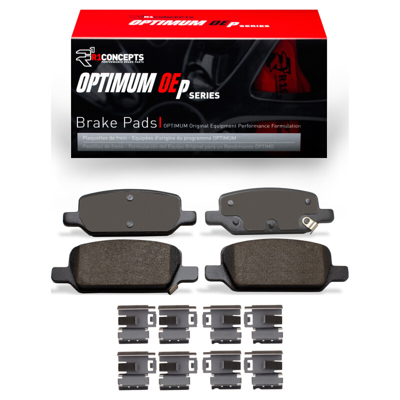 Tesla Model 3 Brake Pads - Rear - R1 Concepts - Optimum OE - `17-`25